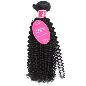 10A Deep Curly Brazilian Human Hair Bundles Weave (Option: 16inch 40cm)