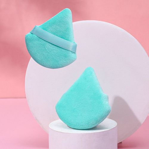 Puff Suede Dry Powder Puff Fan Loose Powder Puff Makeup Sponge