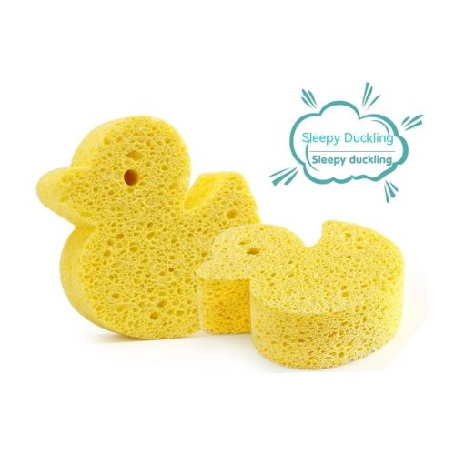 Cartoon Paddle Cotton Baby Bath Sponge Color Shaped Absorbent